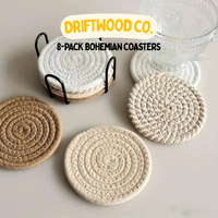 8-Pack Bohemian Coasters