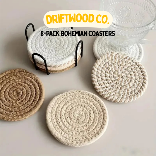 8-Pack Bohemian Coasters