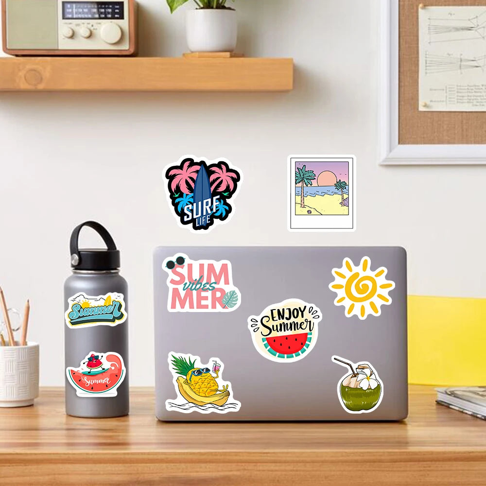 Summer Theme Stickers Packs