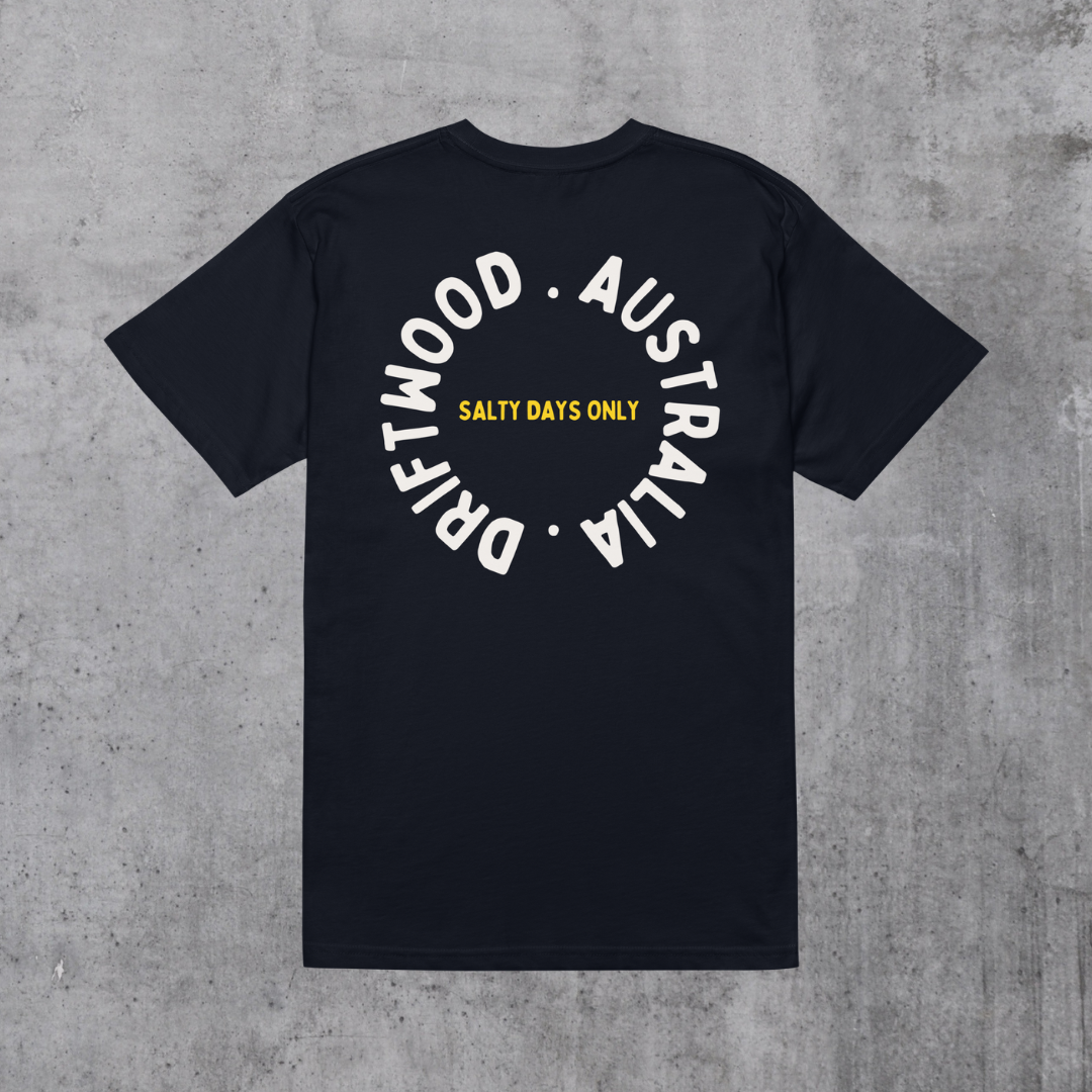 Salty Days Navy T- Shirt