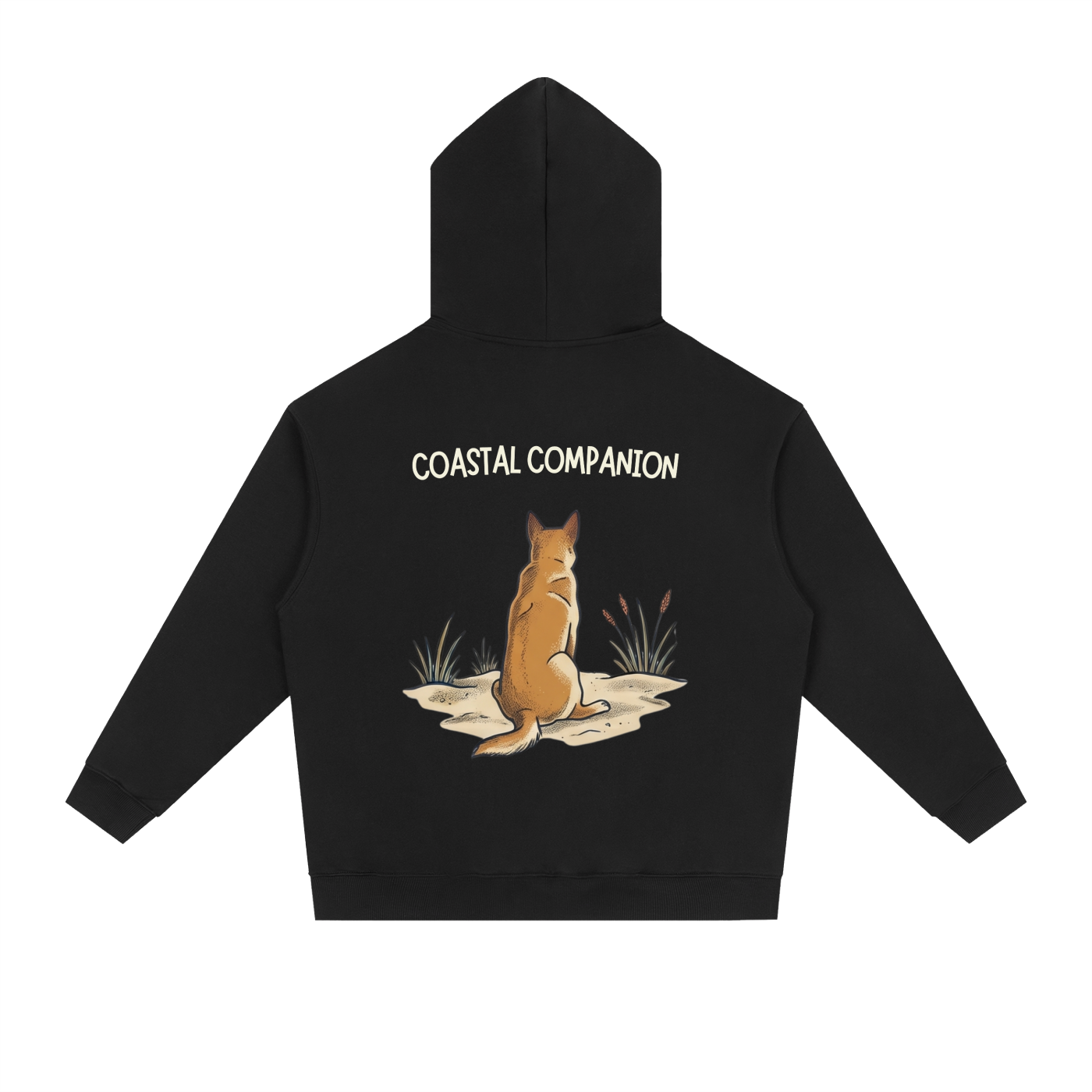 Coastal Companion Drop-Shoulder Hoodie