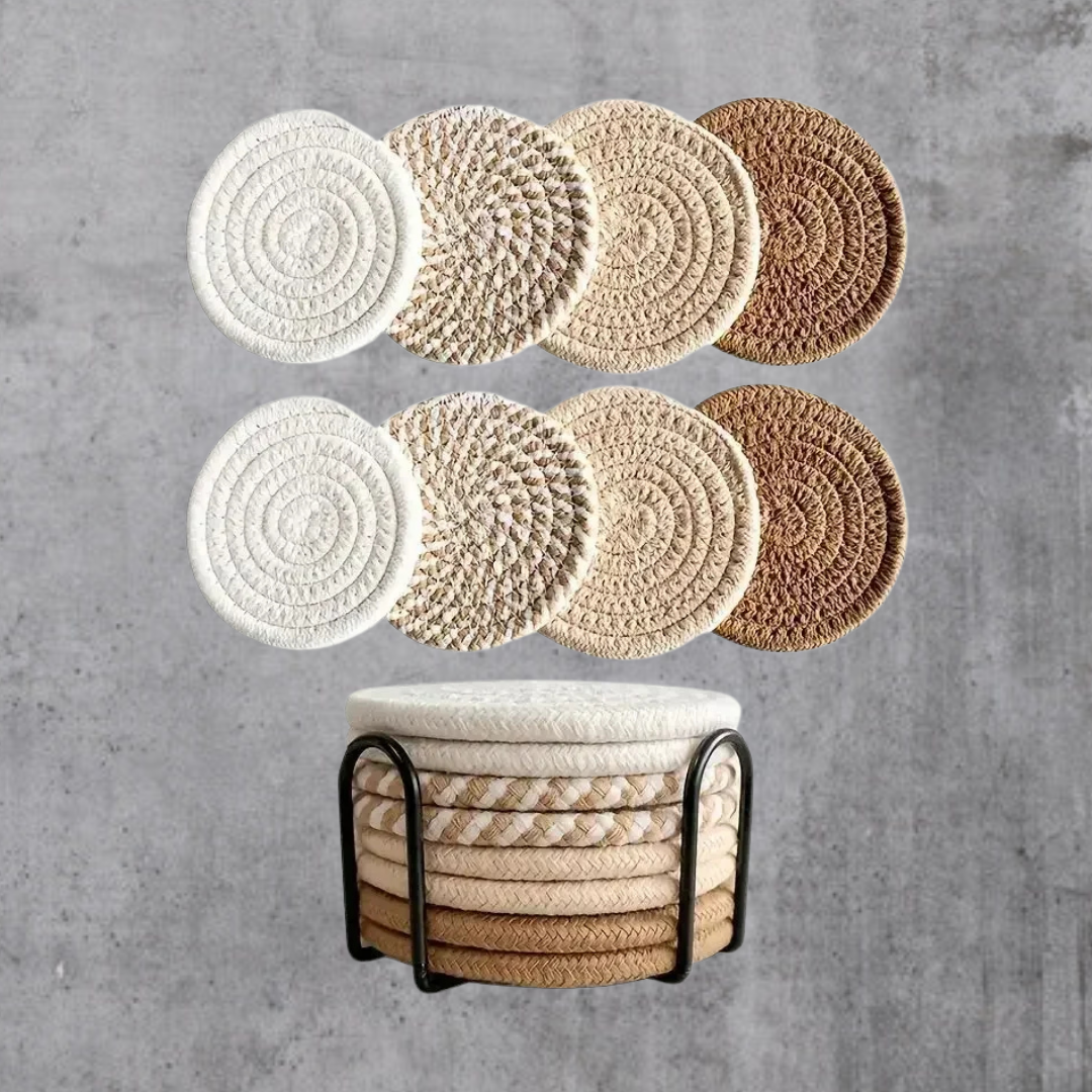 8-Pack Bohemian Coasters