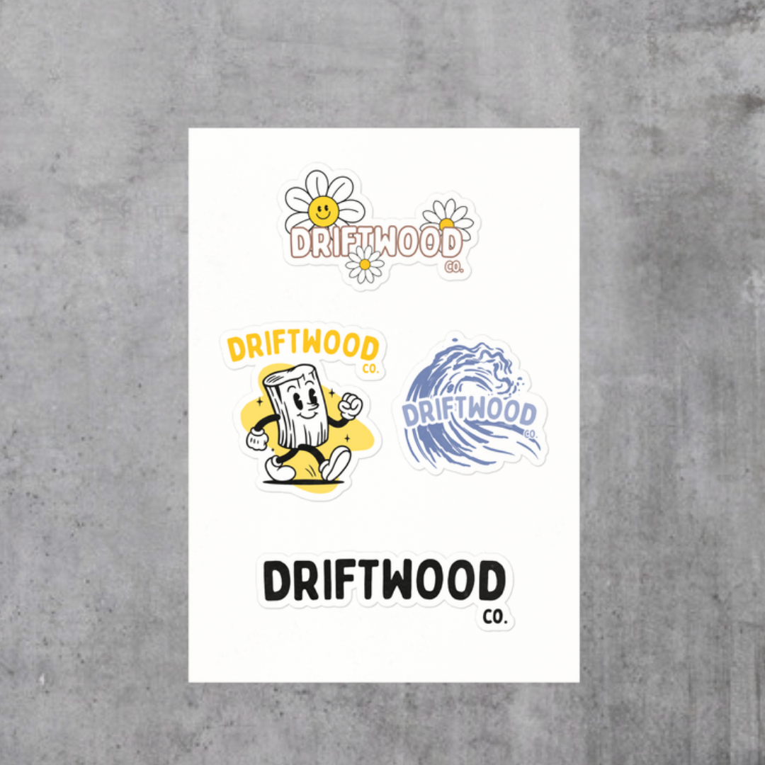 Driftwood Co. Icons Sticker Sheet