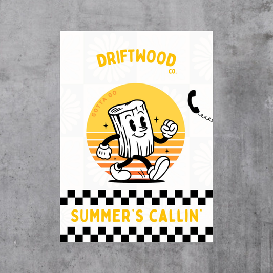 Summer's Callin' Poster | 5x7″
