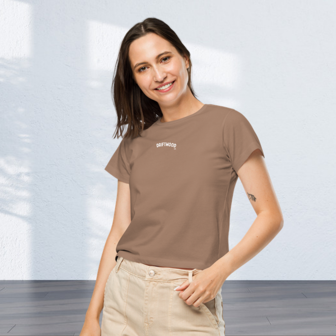 Premium Cropped Daisy T-Shirt