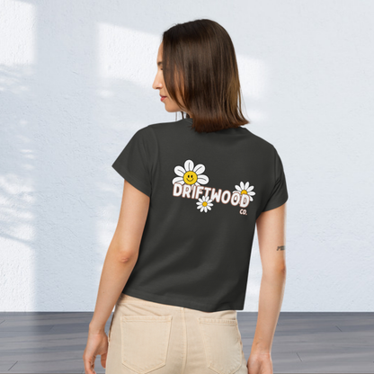 Premium Cropped Daisy T-Shirt