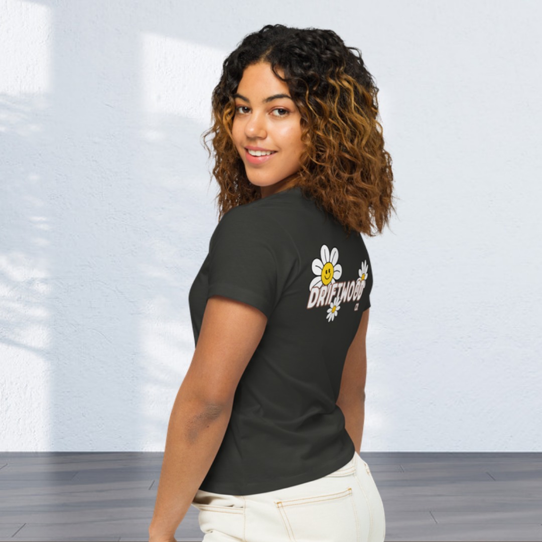 Premium Cropped Daisy T-Shirt