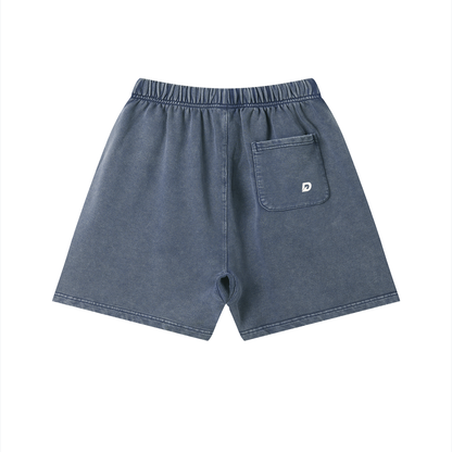 Unisex Vintage Wash Cotton Shorts