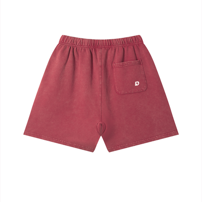 Unisex Vintage Wash Cotton Shorts