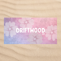 Large Floral Beach Towel