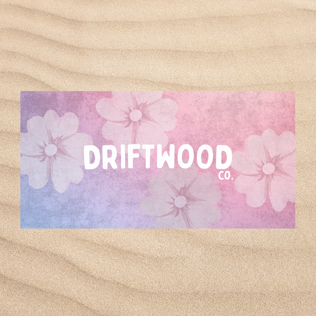 Large Floral Beach Towel