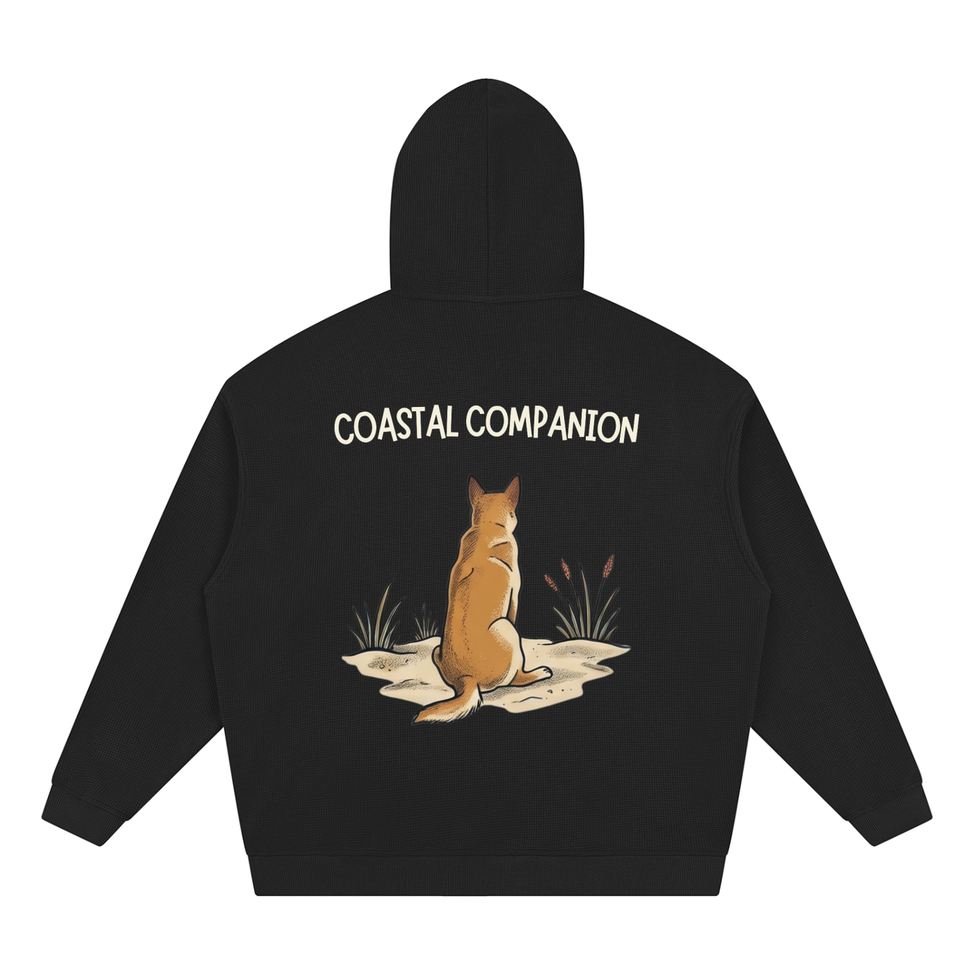 Coastal Companion Waffle Hoodie