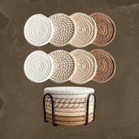 8-Pack Bohemian Coasters