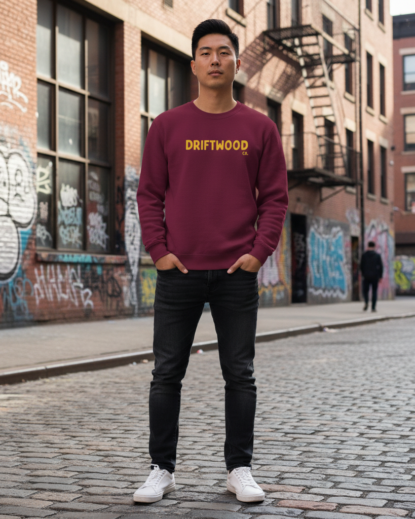 Driftwood Co. Retro Style Crewneck