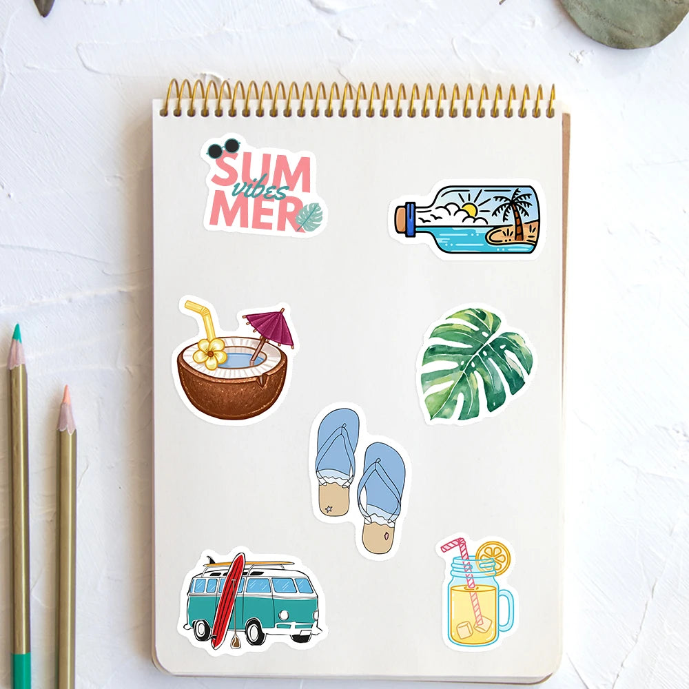 Summer Theme Stickers Packs