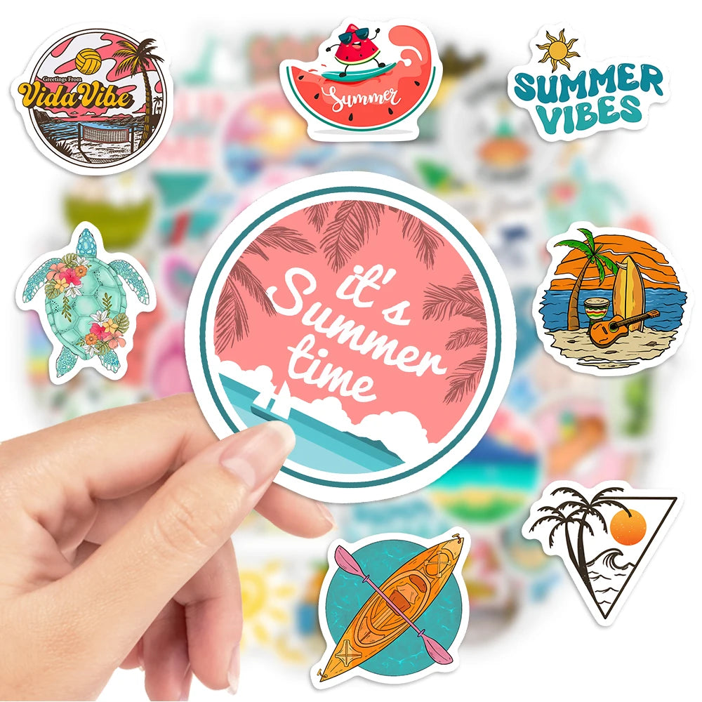 Summer Theme Stickers Packs