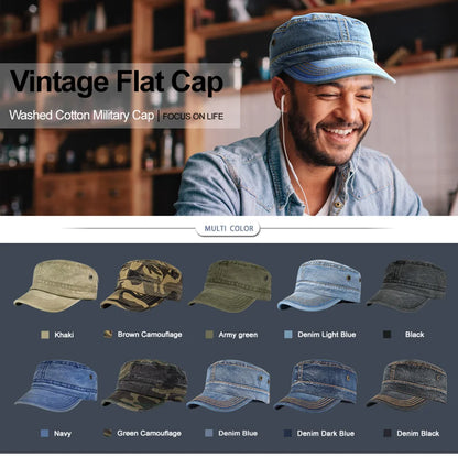 Vintage Flat Top Hat