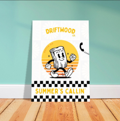 Summer's Callin' Poster | 5x7″
