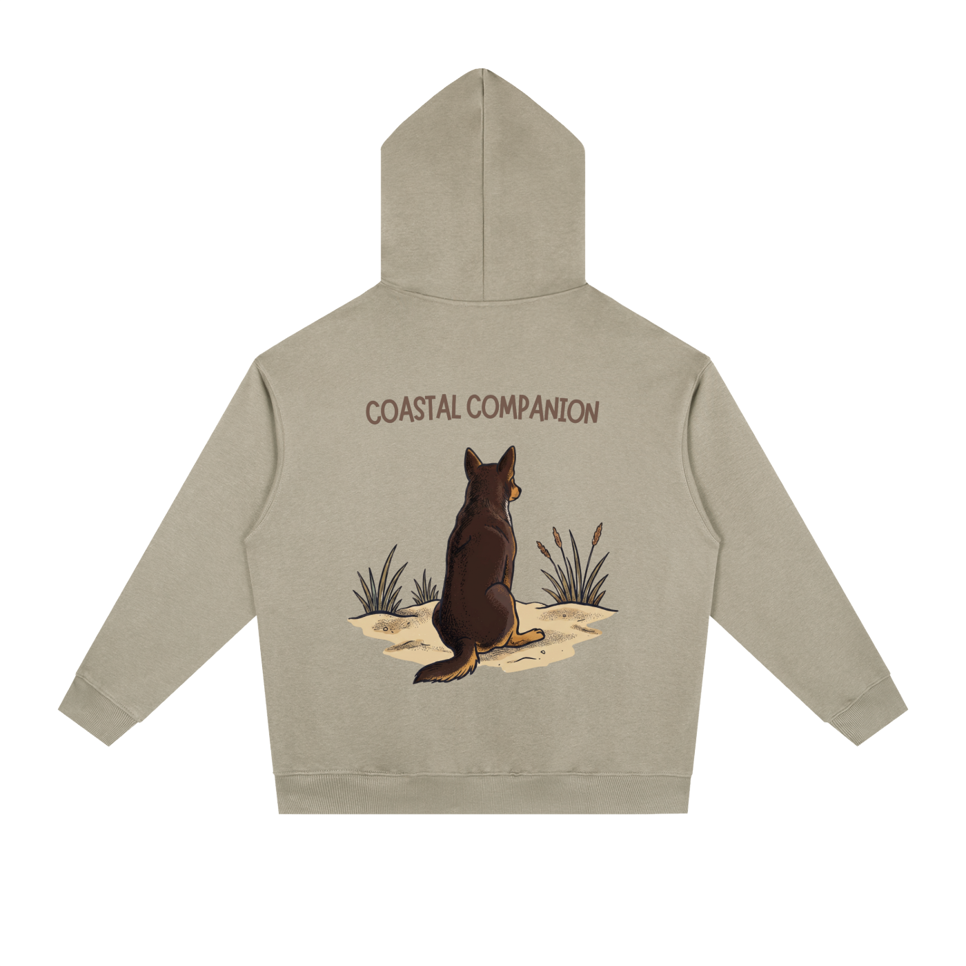 Coastal Companion Drop-Shoulder Hoodie